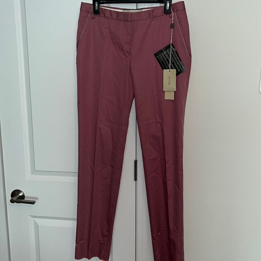 Paul Smith New $450 women’s Men Only Summer cotton trousers pants 42 (32 x 33”)